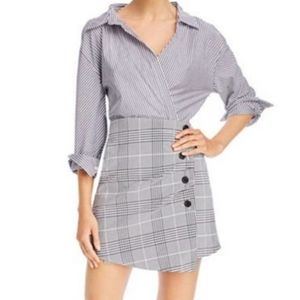 AQUA  LONG SLEEVE DRESS